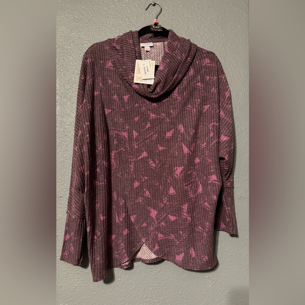 LuLaRoe Size S Kristen Cowl Neck Pullover NWT Perfect for Fall